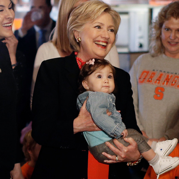 Photos from Hillary Clinton & Donald Trump Meeting Babies
