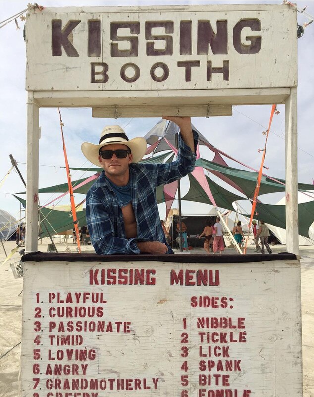 Scott Eastwood from Celebrities at Burning Man E! News