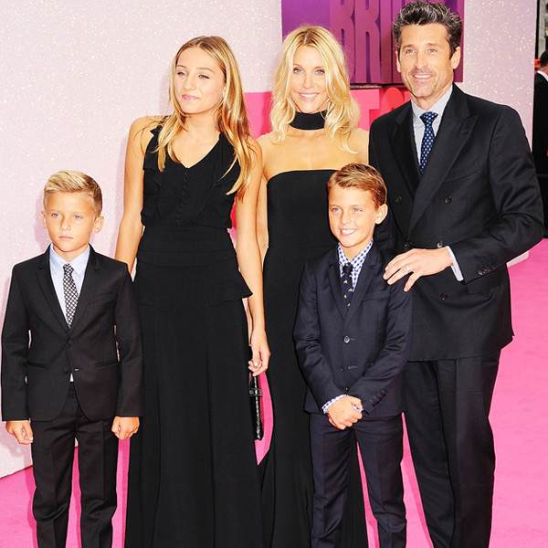 Patrick Dempsey Takes His Family To Bridget Jones Premiere E Online