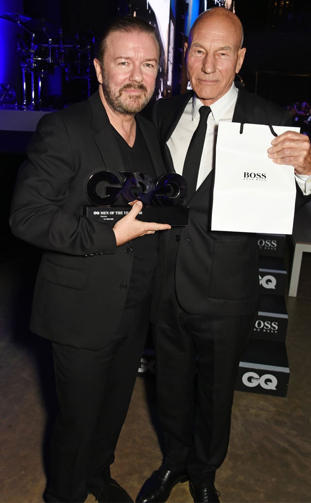 Ricky Gervais from 2016 GQ Men of the Year Awards | E! News