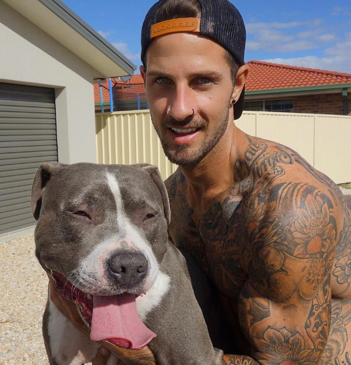 Hot dudes with dogs