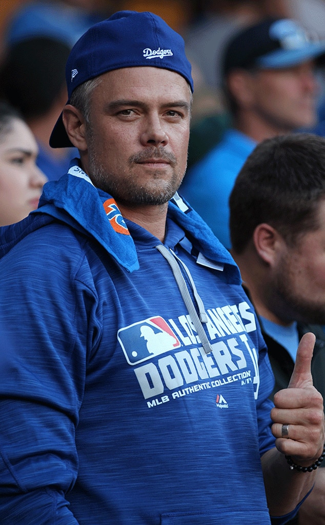 Josh Duhamel from Celeb Dodgers Fans E! News