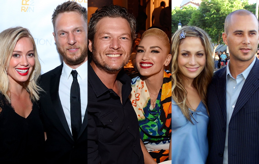 Hilary Duff, Jason Walsh, Gwen Stefani, Blake Shelton, Jennifer Lopez, Chris Judd