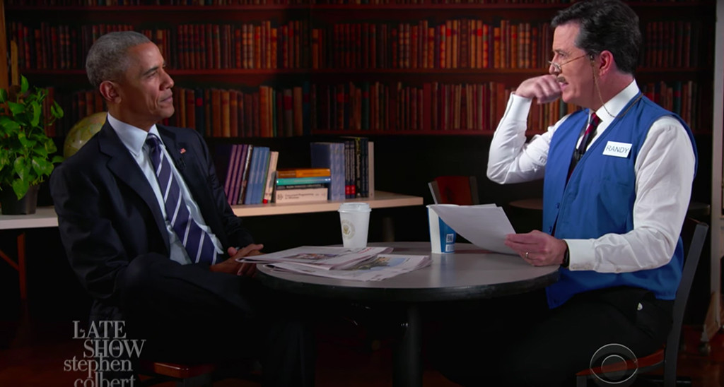Stephen Colbert Helps Obama Polish His Résumé Stephen Colbert Helps Obama Polish His Résumé