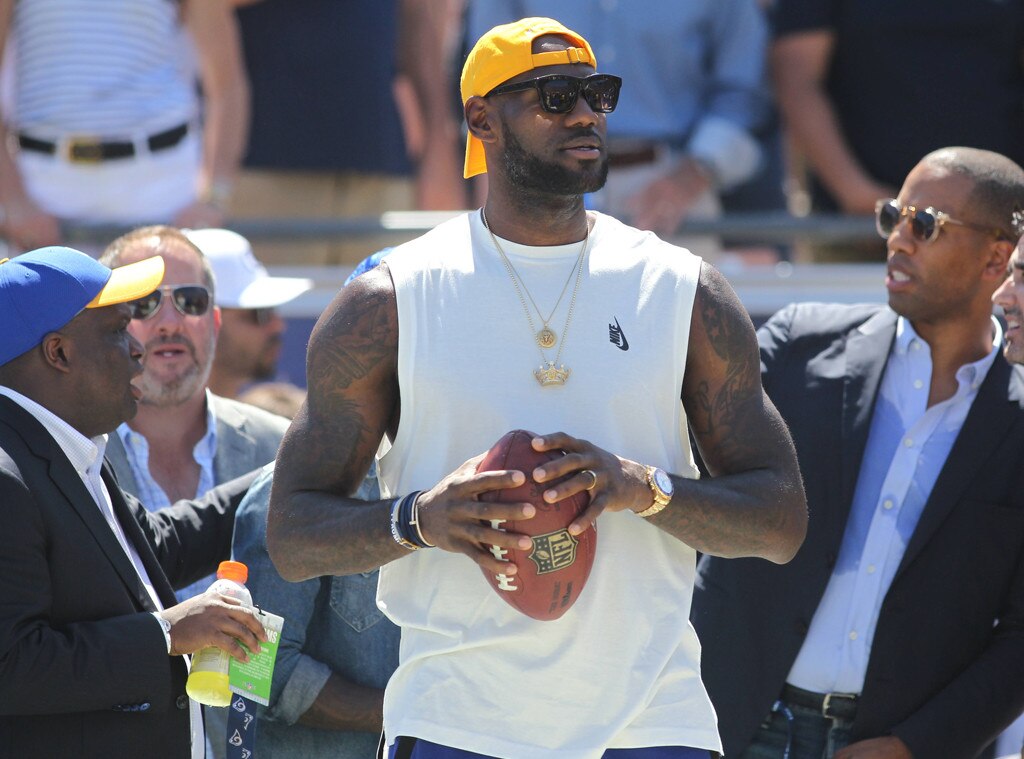Lebron James, Celebrity Rams Fans