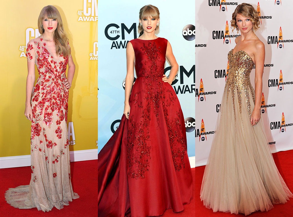 The Evolution Of Taylor Swifts Cma Style E News