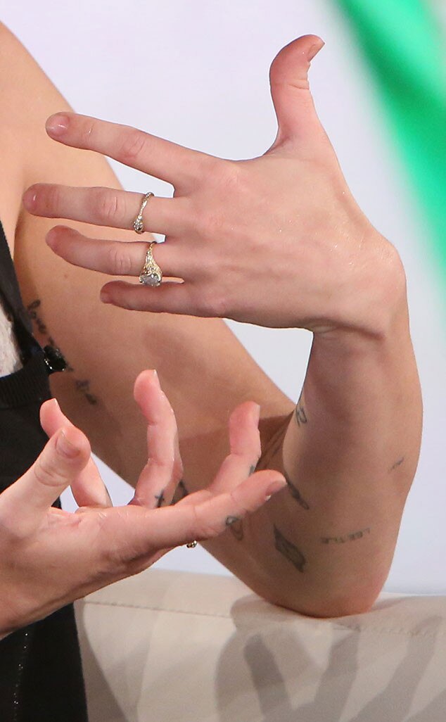 Miley Cyrus, Ellen DeGeneres, Engagement Ring