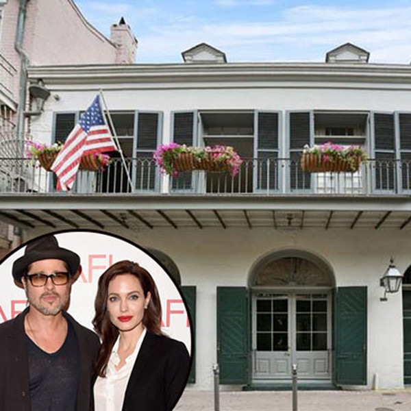 Brad Pitt, Angelina Jolie, New Orleans Home