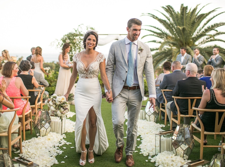 Nicole Phelps, Michael Phelps, Wedding