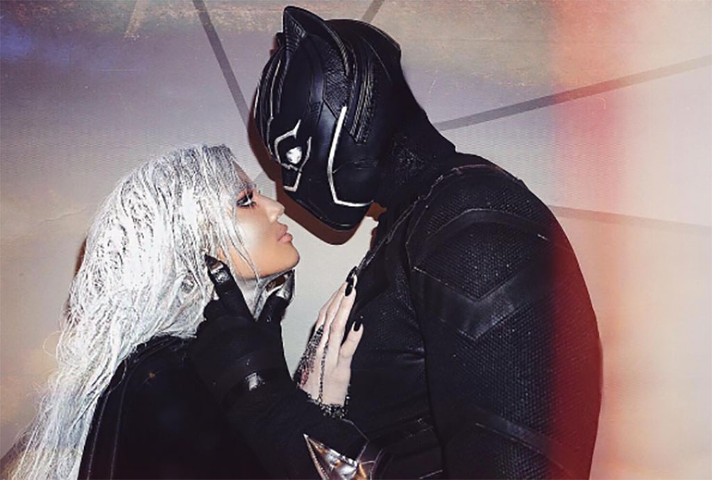 Khloe Kardashian, Tristan Thompson, Halloween, Kissing, PDA