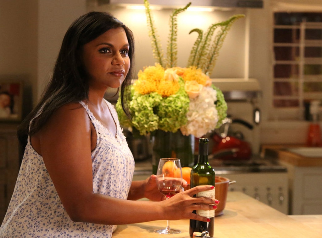 Dr Mindy Lahiri On The Mindy Project From Tv Characters Who Love Wine