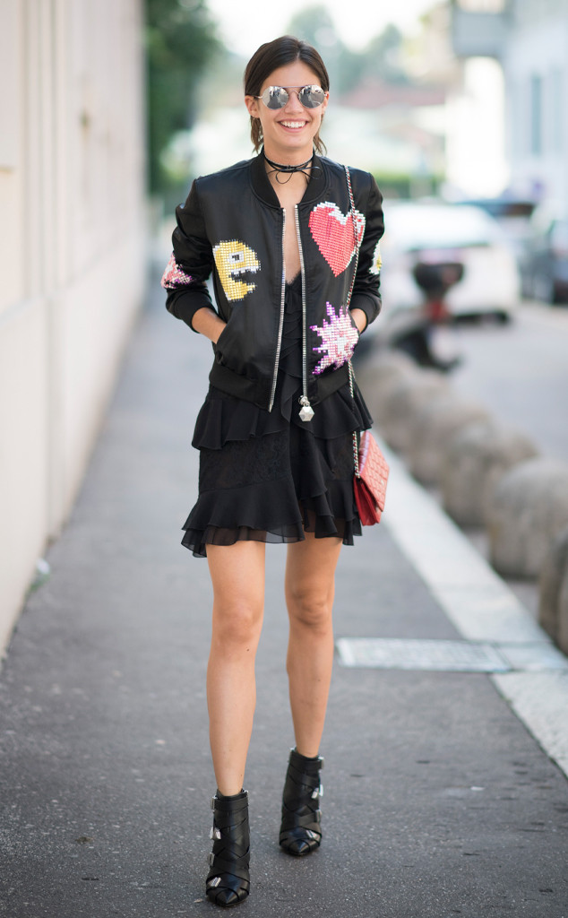 Bomber Babe: Gigi Hadid's Olive Jacket and Leggings Look for Less