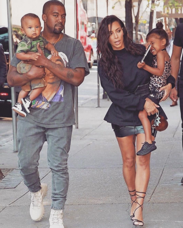 Kim Kardashian, North West, Saint West