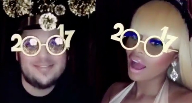 Rob Kardashian, Blac Chyna, New Year's Eve 2016