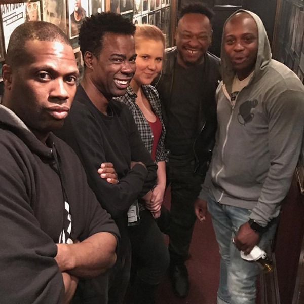 Amy Schumer, Chris Rock, Dave Chappelle 