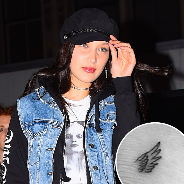 Bella Hadid Earns Her Own Pair of Angel Wings With Two New Tattoos | E ...