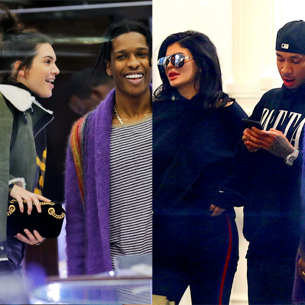 Kendall Jenner and A$AP Rocky Shop for Diamond Jewelry With Tyga and ...