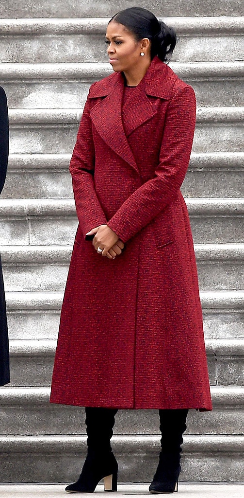 Michelle Obama From Fashion At The 2017 Presidential Inauguration E News 7865