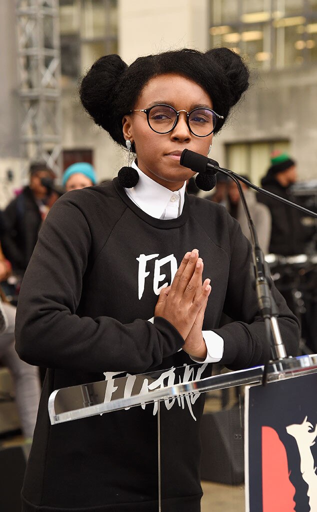 Janelle Monae from Celebs at 2017 Women's March | E! News