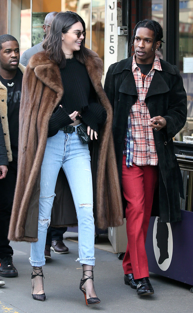 Kendall Jenner & A$AP Rocky Reunite in Paris