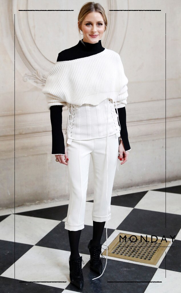 Olivia Palermo's flared trousers | British Vogue | British Vogue