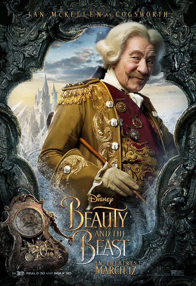 Ian McKellen from Beauty and the Beast Character Posters | E! News