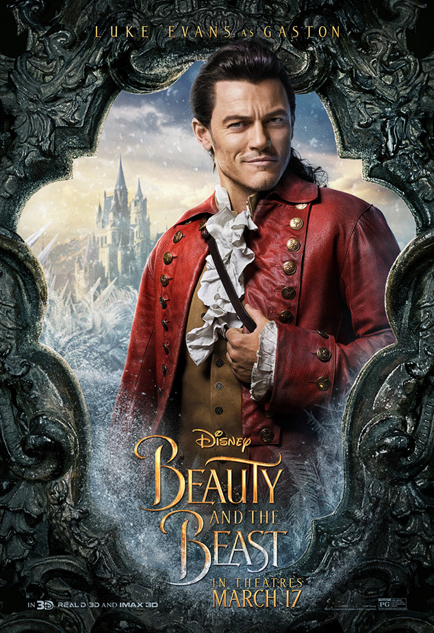 Luke Evans From Beauty And The Beast Character Posters E News