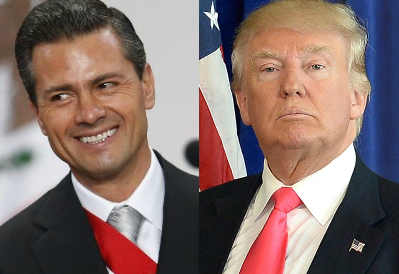 Enrique Peña Nieto, Donald Trump