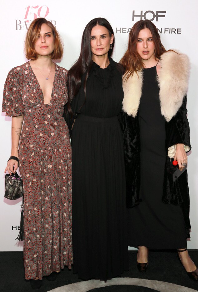 Demi Moore, Scout Willis & Tallulah Willis from Harper's Bazaar's 150 ...