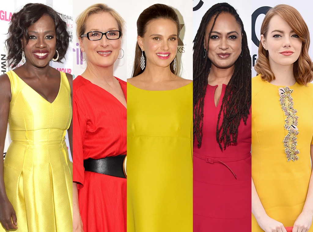 Emma Stone, Viola Davis, Ava Duvernay, Natalie Portman, Meryl Streep