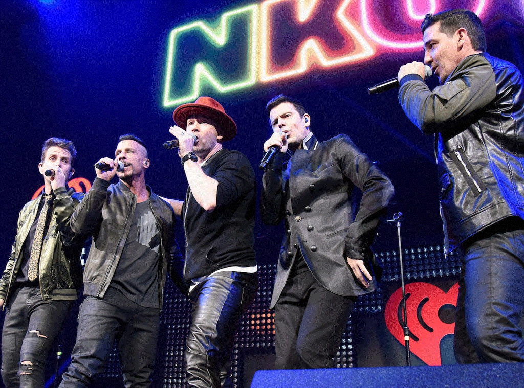 New Kids on the Block from Musicians Performing Live on Stage E! News