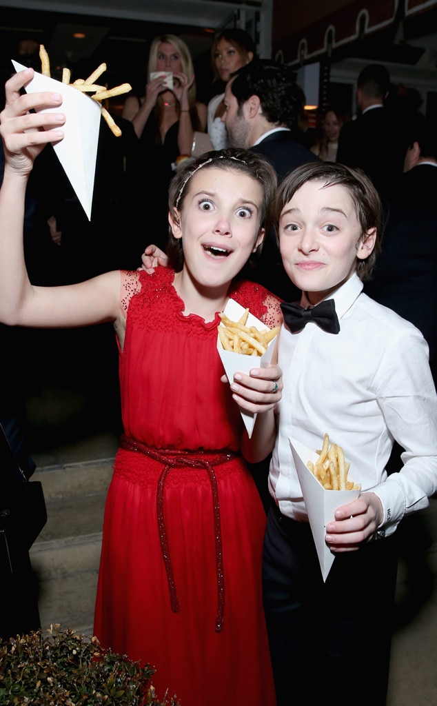 Millie Bobby Brown Noah Schnapp From Sag Awards 2017 Party Pics