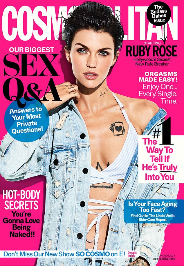 Ruby Rose Covers Cosmo I Have A Very Healthy Sex Life E News