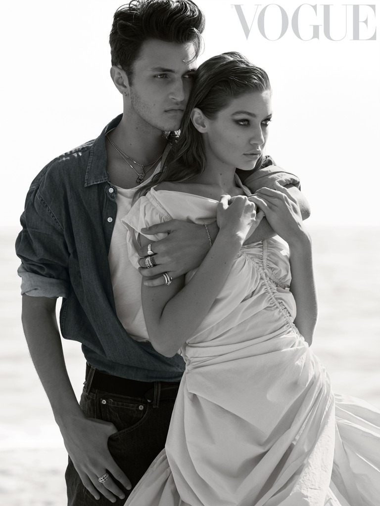 Anwar Hadid Joins Gigi In British Vogue Photo Shoot E News