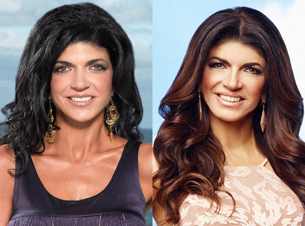 Teresa Giudice Real Housewives Of New Jersey Season 1 Vs Season 7 From Real Housewives 