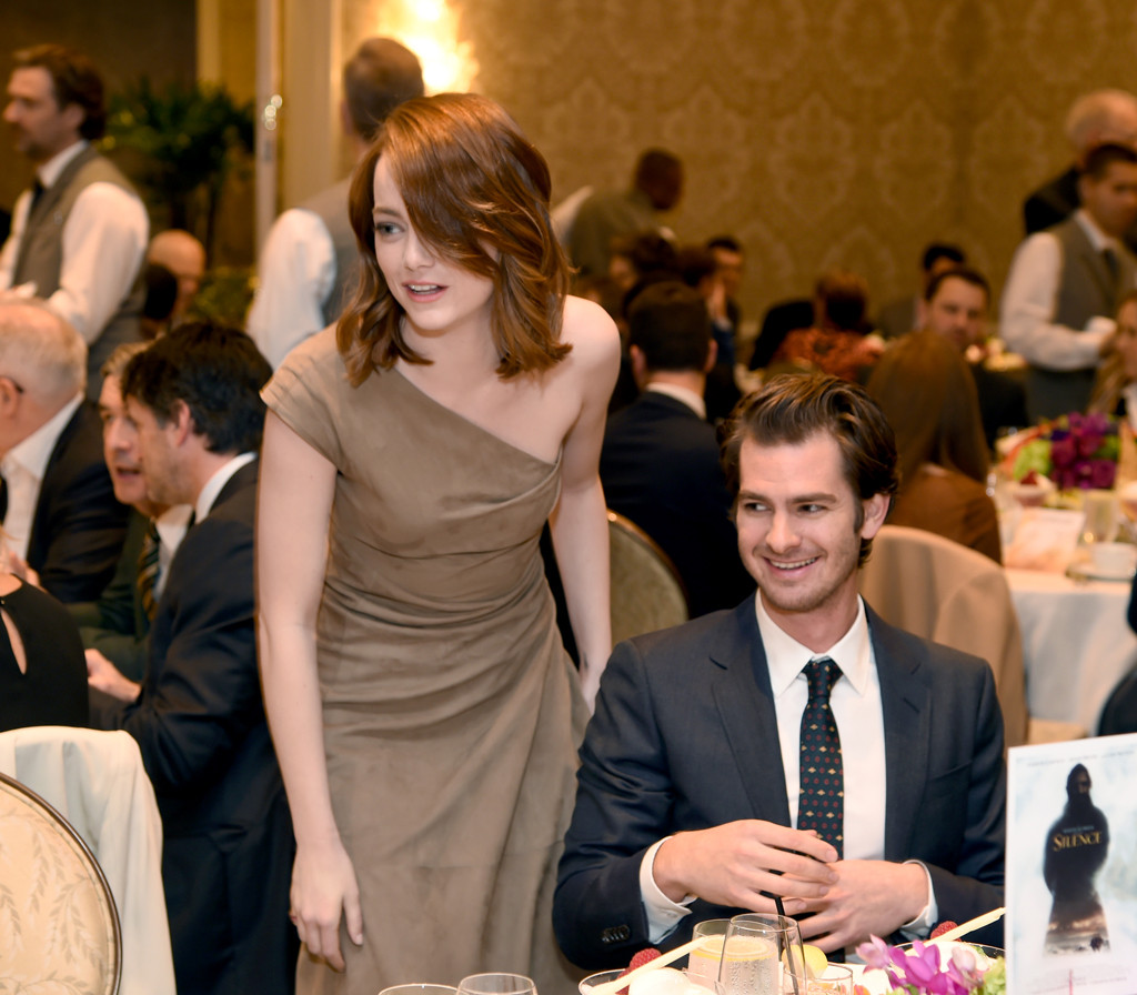 Emma Stone & Andrew Garfield Reunite at AFI Awards