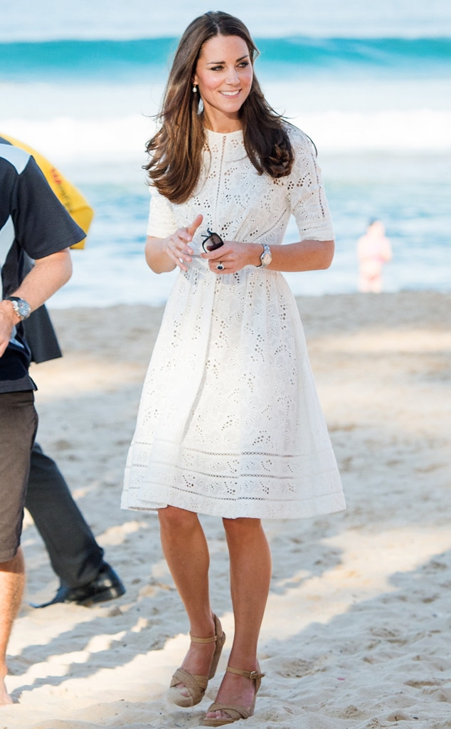 ESC: Kate Middleton, White Dresses