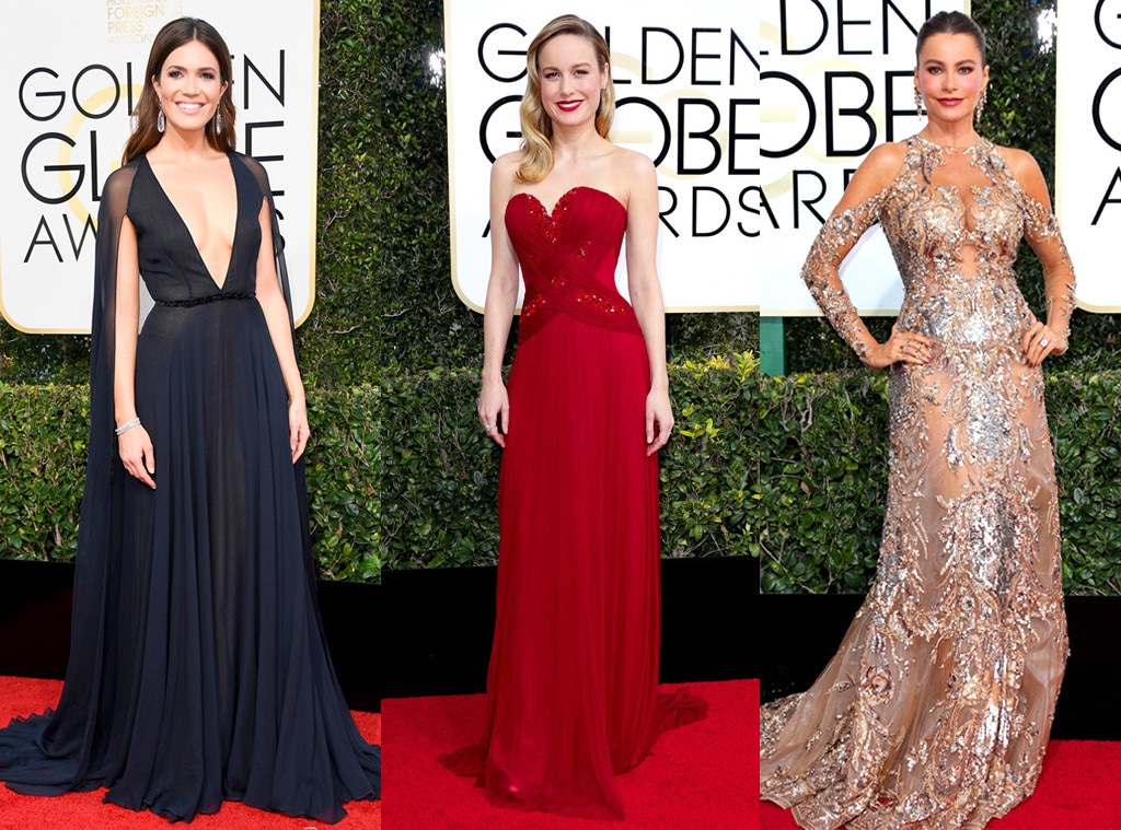 Brie Larson, Sofia Vergara, Mandy Moore, 2017 Golden Globes
