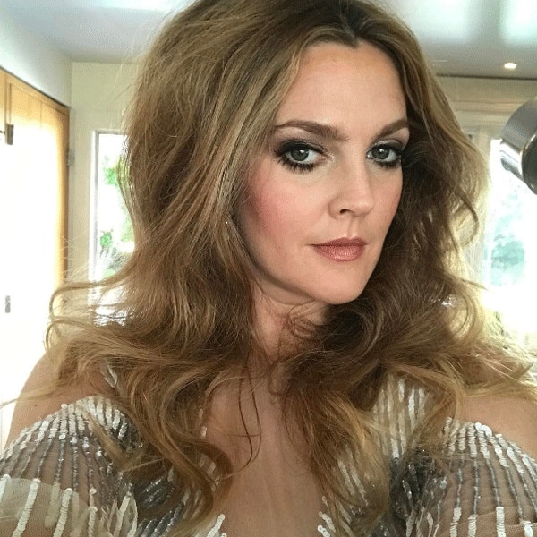 Drew Barrymore From Golden Globes 2017 Instagrams Twitpics E