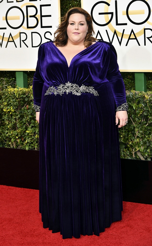 Chrissy Metz from 2017 Golden Globes Red Carpet | E! News