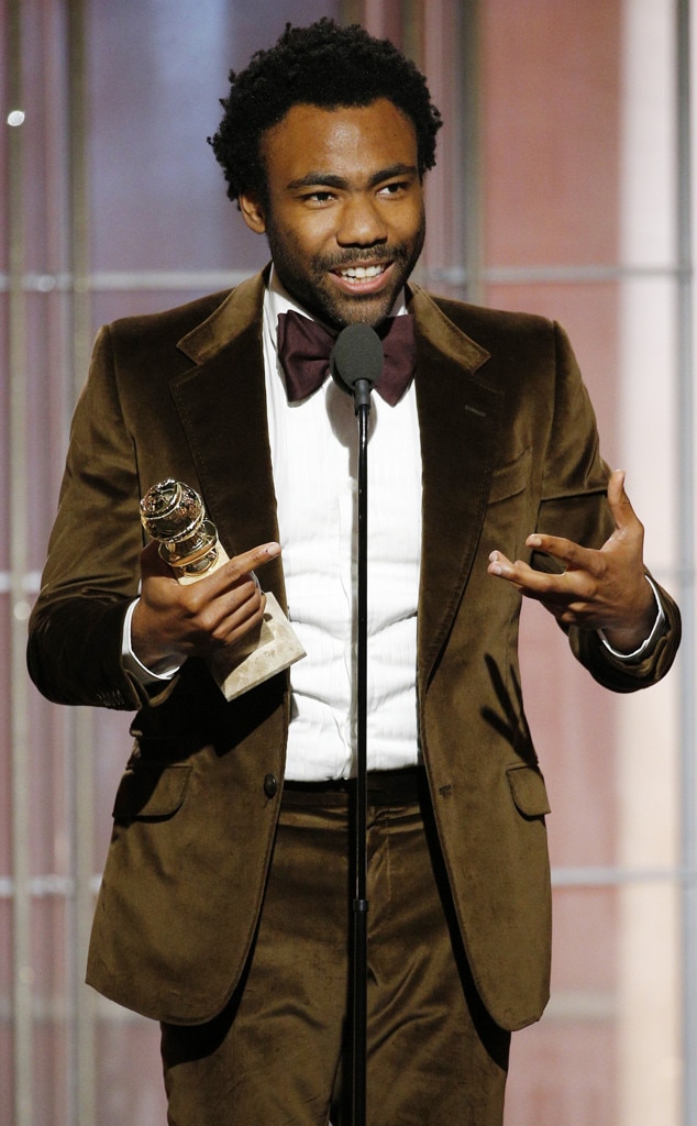 Donald Glover from Golden Globe Awards 2017 Winners E! News