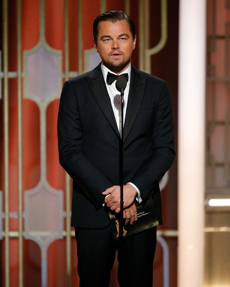 Leonardo DiCaprio, 2017 Golden Globes, Instagram