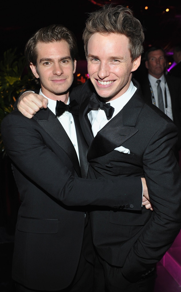 Andrew Garfield & Eddie Redmayne from Golden Globes 2017 Party Pics | E