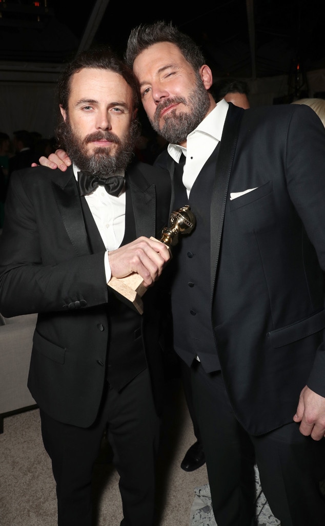 Casey Affleck, Ben Affleck, Golden Globe Photos 2017, Amazon Studios