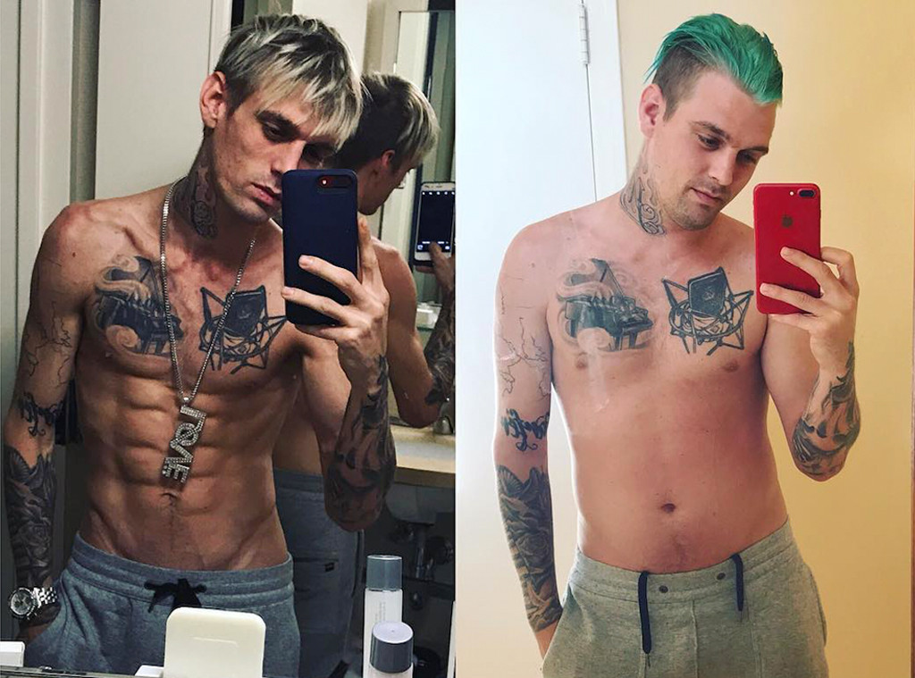 Aaron Carter Feels Amazing After Gaining 45 Lbs In Rehab E