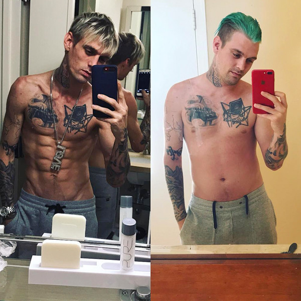 Aaron Carter Feels ''Amazing'' After Gaining 45lbs. in Rehab E