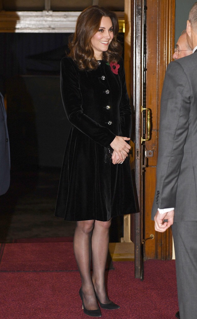 Kate Middleton Showcases Chic Maternity Look at Festival of Remembrance ...