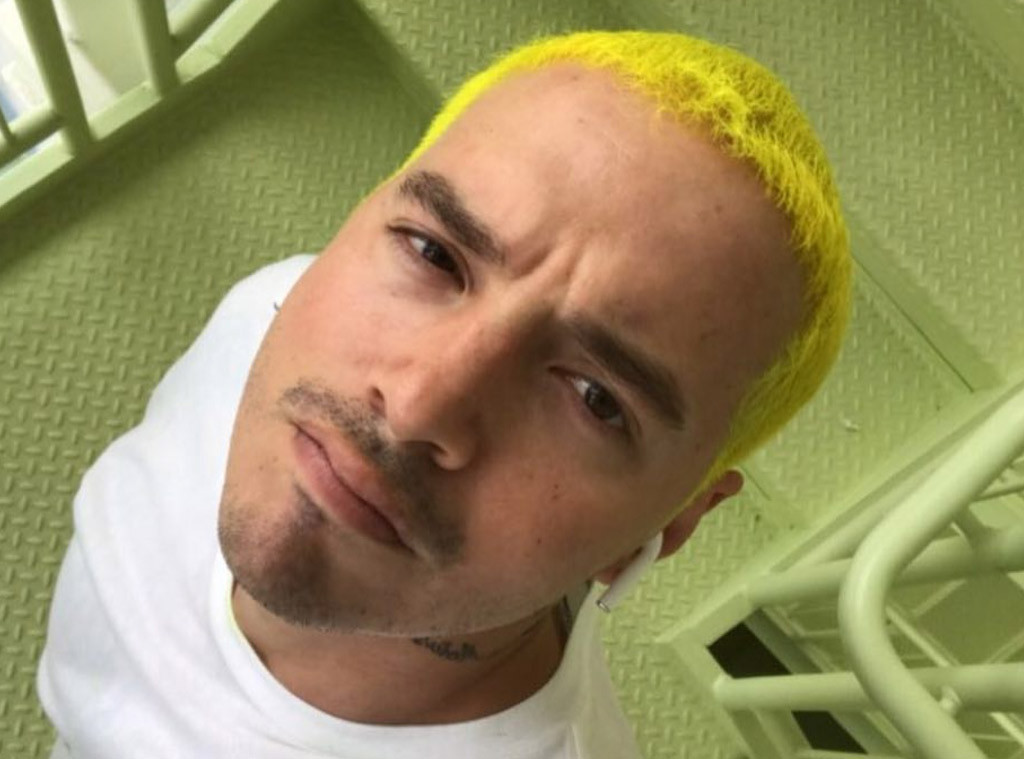 J Balvin Debuts Neon Yellow Hair: I'm Back! | E! News