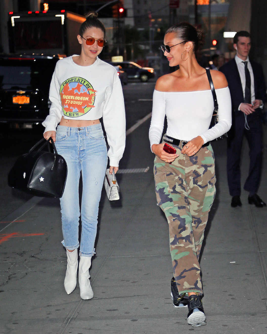 Gigi and Bella Hadid Both Wore This Shoe Brand While Out in New York –  Footwear News