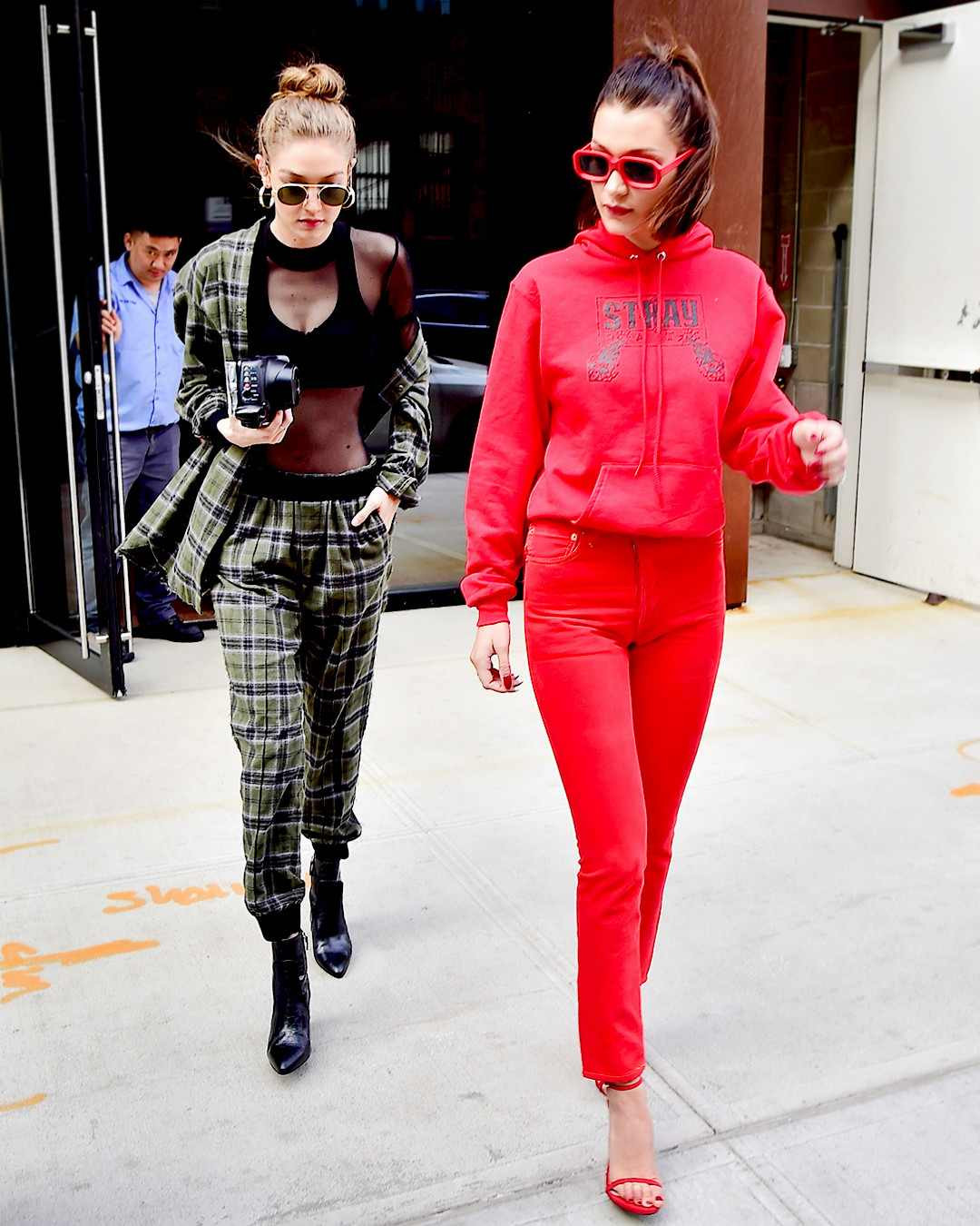 Gigi & Bella Hadid Show Off Their Style During a Day Out in NYC: Photo  4817834, Bella Hadid, Gigi Hadid Photos
